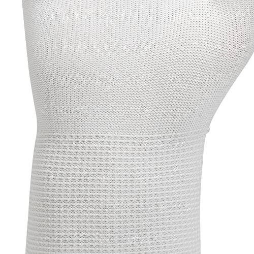 Luvas de inspeção Kleenguard G35, uniformes, malha de nylon, ambidestro, branco, grande, 120 pares / estojo, 10