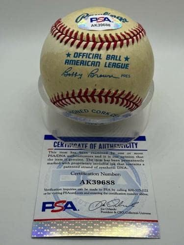 Pat Listach Milwaukee Brewers assinou o autógrafo OMLB OMLB Baseball PSA DNA *8 - Bolalls autografados
