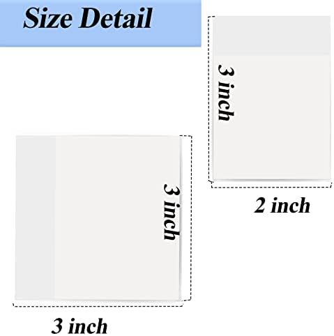 Notas pegajosas transparentes Pad, 200 PCs Notas pegajosas e auto-adesivas para livros Lembrete de mensagens, Fácil de usar e impermeabilizar