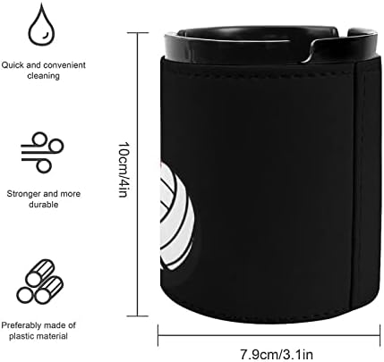 Amante de vôlei cigarro de cigarro de cigarro cinzeiro portátil bandeja de cinzas de fumantes portáteis para escritório de pátio e casa