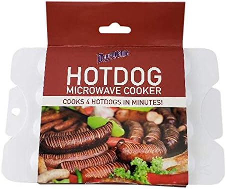 Rapid Hot Dog Steawave Microwave Pooker - Perfeito para dormitório, cozinha pequena ou escritório - lavadora de louça Safe - BPA grátis