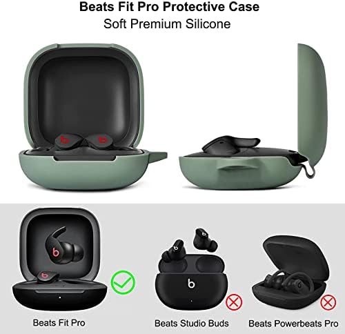 Capa de casos de fit beats, Koujaon Soft Silicone Case for Apple Beats Fit Pro 2021 Protetive Shopsoft Beats Fit Pro Earbuds Caso com
