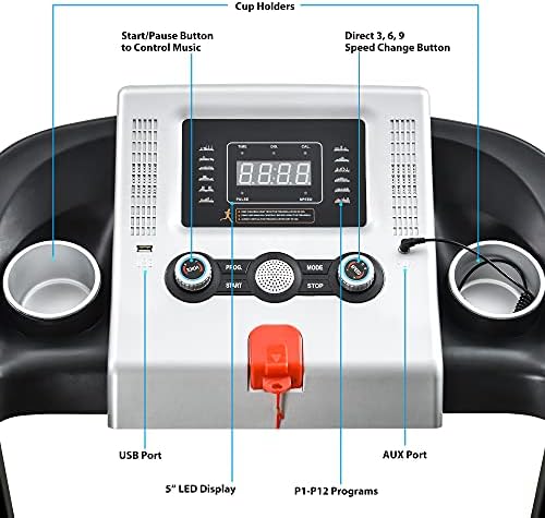 Treadmill Incline Workout Electric Walking Treadmill Bike Treadmill para Home Folding Walking Treadmill para corrida e exercício