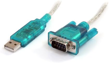 Startech.com 3ft USB a RS232 DB9 Cabo de adaptador serial - até 1 Mbps USB para conversor serial - M/M USB para VGA adaptador,