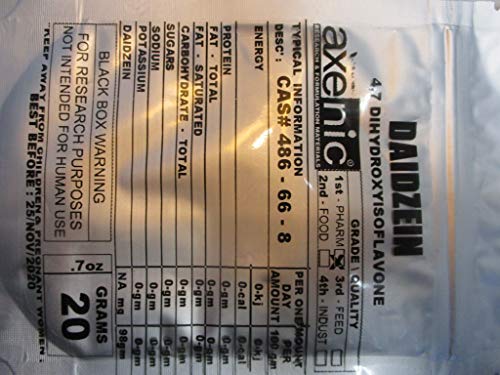 20 gramas daidzeína 4,7 di -hidroxiOflavona 98% em pó