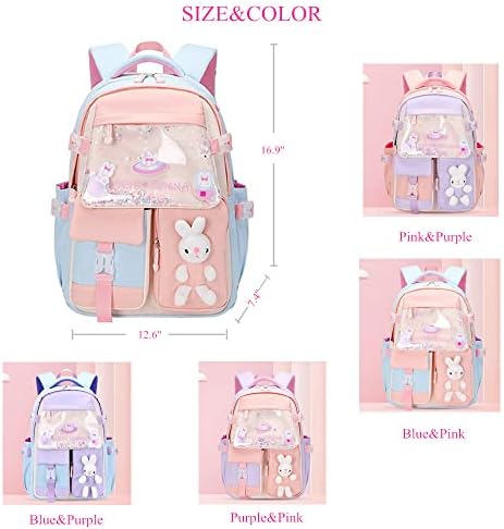 Mochila lanshiya kawaii para meninas backpack backpack backpack infantil bookbag fofo ao ar livre