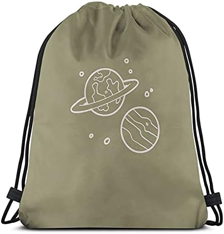 Planeta Green Prawtring Bags Backpack Backpack para Sport Gym Shopping Yoga
