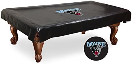 Maine Black Bears HBS Black Vinyl Billiard Billiar Table Tampa