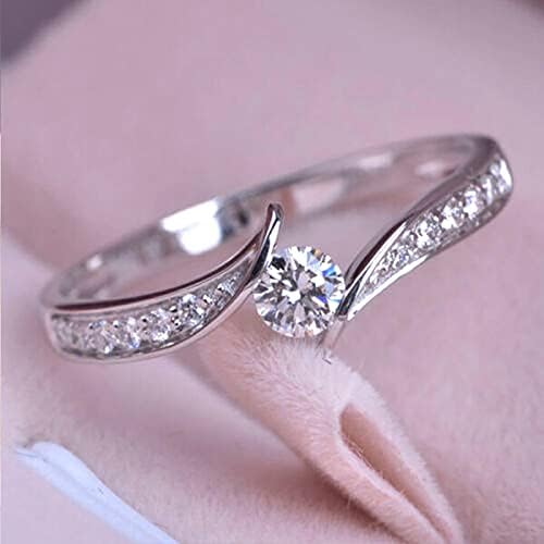 2023 New Women's Diamond Ring Anéis de noivado Rings para todas as mulheres anel de nó de rosa