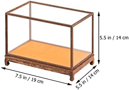 Ornamento Cabilock Display Stand Display Stand 3pcs acrílico Clear Display Caixa de tela Acrílica Caixa de mesa Buddha mostrando