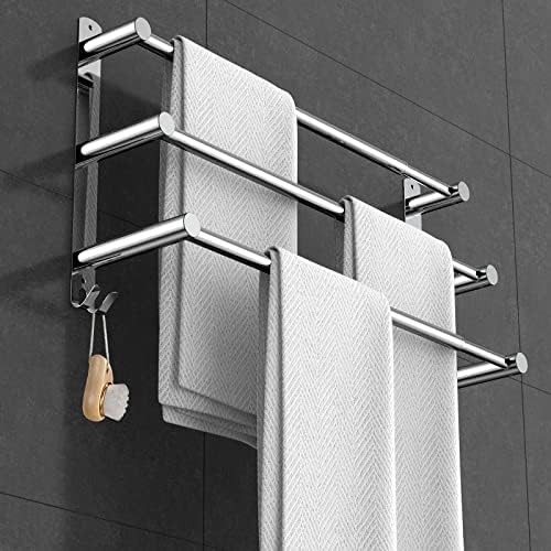 Barra de toalha de 16 a 30 polegadas para banheiro para o banheiro da cozinha do toalheiro do suporte de panos de panos de panos