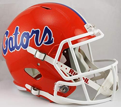 NCAA FLORIDA Gators Replica de velocidade em tamanho real capacete, laranja, média