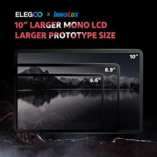 Elegoo Saturn 2 MSLA 3D Impressora e elegoo Standard Resin 2.0 cinza 1000g