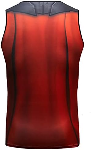 Pluma vermelha tanque muscular masculino Tampes com mangas de mangas de mangueira camisetas de base camisetas de base