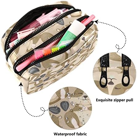 Caixa de lápis de animais engraçados de Hamster Glraphy, Bolsa de Lápis de Lápis de Grande Capacidade Zipper Bolsa Cosmética Portátil,