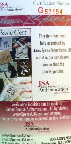 Jerry Rice assinou San Francisco 49ers Mini capacete JSA - Mini capacetes da NFL autografados