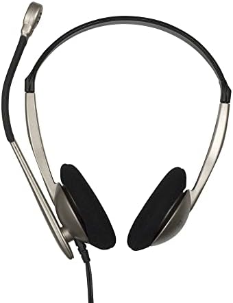 Koss CS100 Reconhecimento de fala fone de ouvido, prata e preto