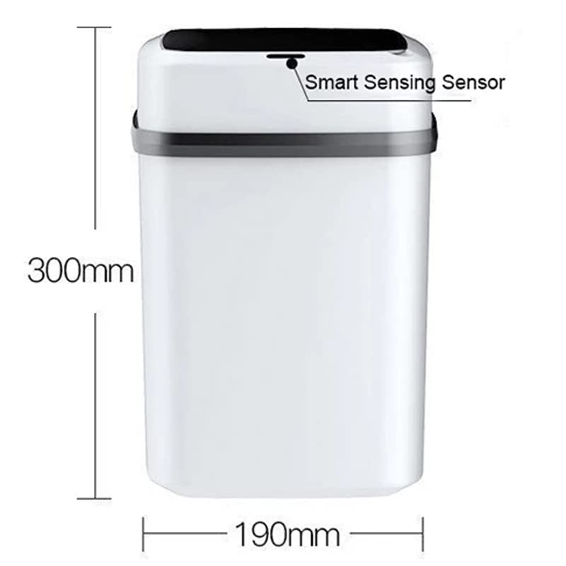 Lixeira de lixo de cozinha Anmmber 15L Touch Troup lixo no banheiro Lixo de lixo inteligente Bins de desperdício