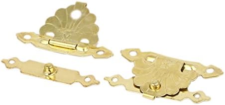 Aexit 38mm x hardware de gabinete 23mm x 3mm Metal estilo vintage TOLTGLE TOGLE HASP GOLD TOME 5PCS