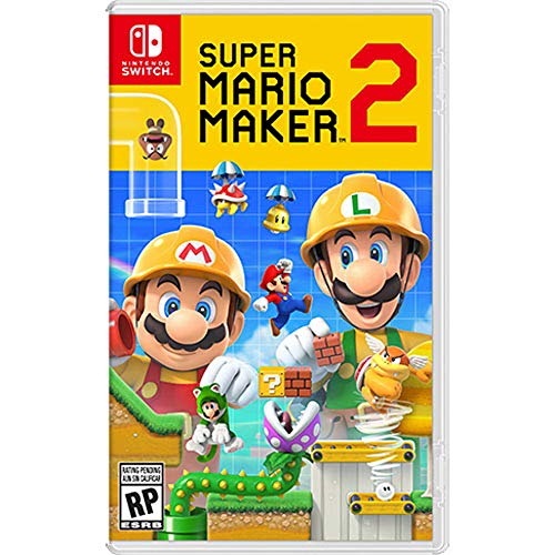 Nintendo Switch 32 GB Console de pacote de alegria cinza com nintendo Super Mario Maker 2 + Dock de carregamento Joy-Con + 2x Protetor