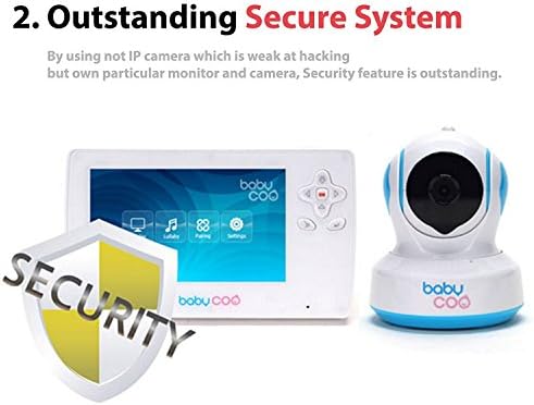 [Unidigitech] Baby COO Baby Monitor Câmera Sistema de monitoramento doméstico para CCTV doméstico