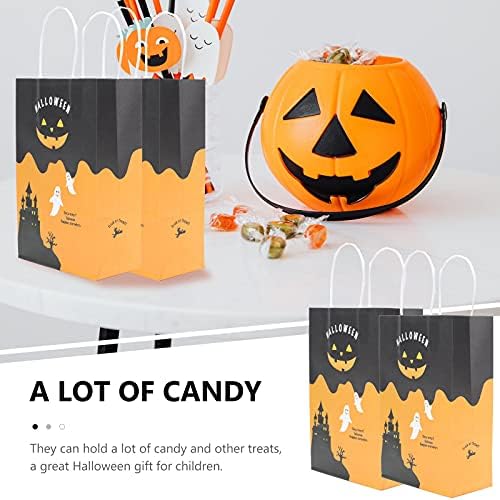 12pcs Halloween elementos doces sacos de doces decorativos de mão -de -obra de festas de festas decoração para festa de celebração