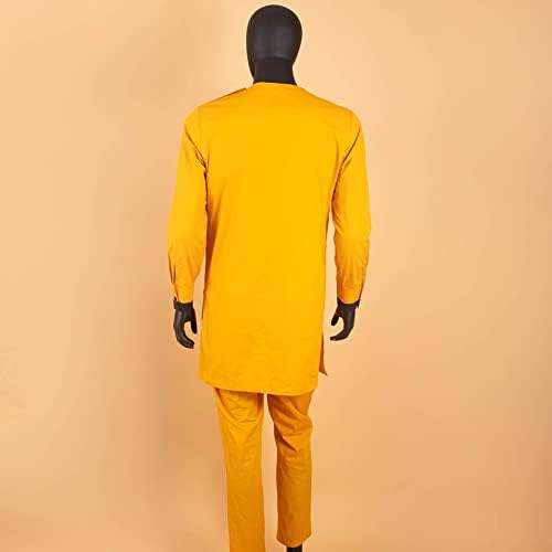 Roupas africanas para homens zip camisetas e calças de ankara 2 peças conjuntos de dashiki roupas tribais bazin riche
