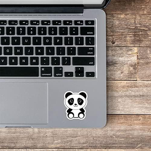 Adesivo de urso panda - adesivos para laptop - decalque de vinil de 3 - laptop, telefone, tablet vinil adesivo