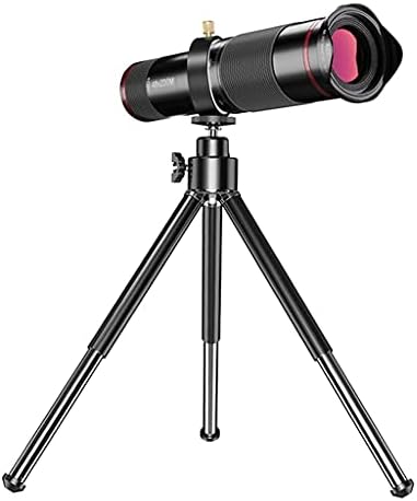 XJJZS 48X Telescópio Optical Lens Telefoto Clipe para câmera de celular móvel com tripé de selfie