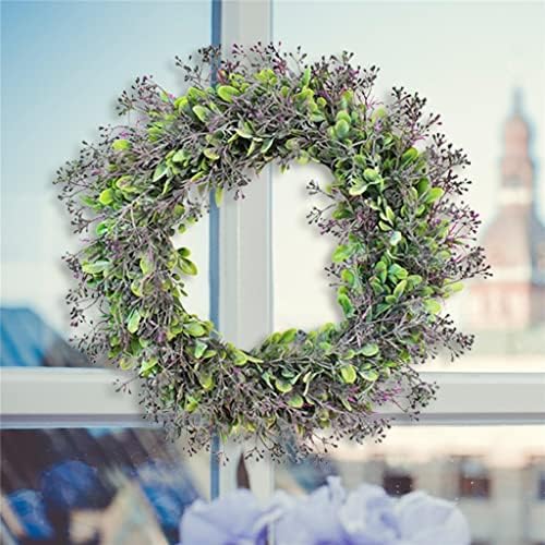 Jahh lavanda grinaldas guirlanda folhas verdes ornamentos para janelas de casamento decoração de casa de jardim