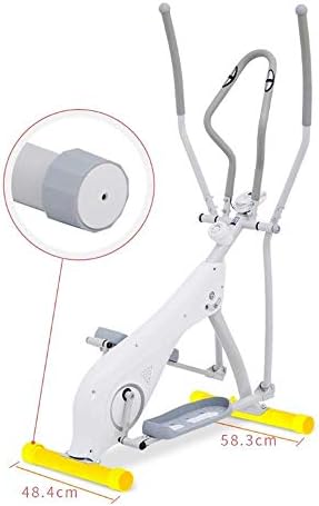 Twdyc Stepper para máquina de exercícios, dobramento de etapa de exercícios para uso doméstico com monitor LCD, barra de alça e bandas