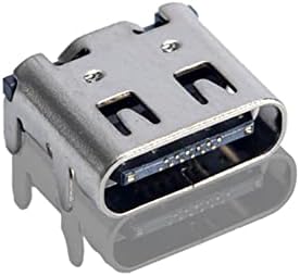Moudoauer 100pcs SMT USB 3.1 TIPO C 16PIN CONECTOR feminino para cobrança de telefone celular Acessório