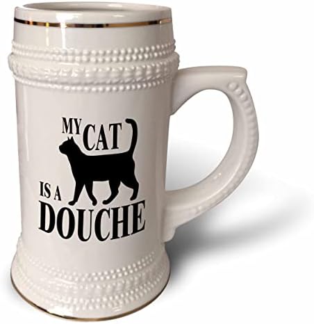 Imagem de 3drose de palavras meu gato é um idiota - 22 oz de caneca