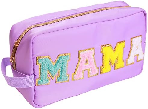 Bolsa de maquiagem de nylon de nylon tboline bolsa cosmética com alça de material impermeabilizada sacos de cuidados com a pele