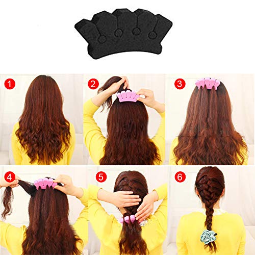 40 PCS Acessórios para estilos de cabelo de cabelo Sett Bun Baker Hair Braid Tool para fazer estilos de cabelo DIY Acessórios de