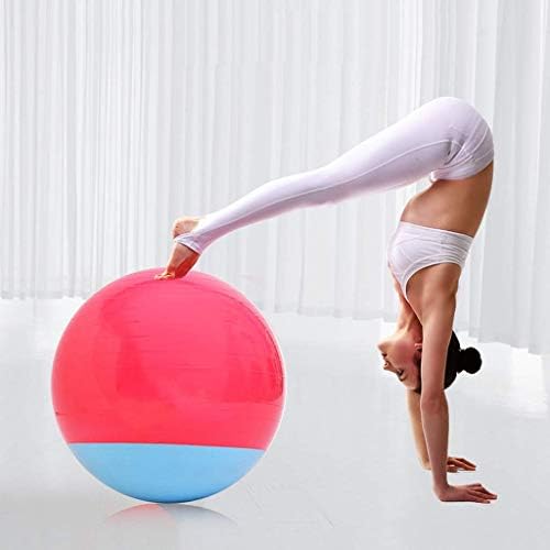 Bola de exercício DHTDVD para ioga Guia de exercícios de estabilidade de condicionamento físico, cadeira de bola de ioga