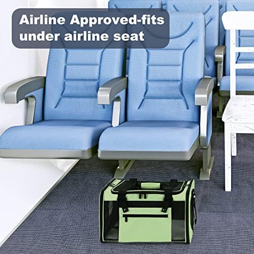 Pinpon Soft Pet Transportine Airline aprovou transportador de gato de viagem dobrável para cães pequenos cachorros grandes