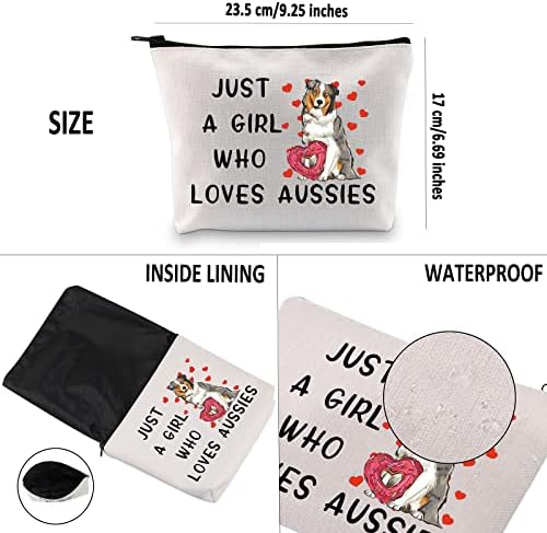 G2TUP Aussie Lover Gift Who Loves Aussies MakeUp Bag australia