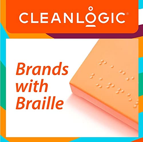 CleanLogic Bath & Body Esfoliando Soap Saver, bolsa de lavador de esfoliante, rotina diária de cuidados com a pele para a pele limpa lisa, cores variadas, 3 pacote de valor de contagem