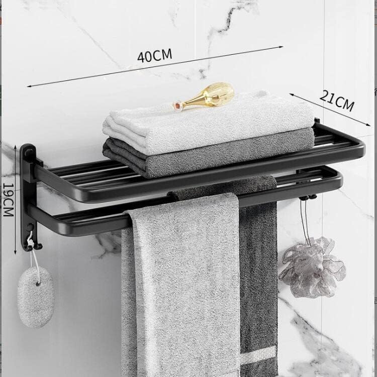 Toalha prateleira-xinglo- com organizador de rack de barra de toalha dupla para banheiro hotel hotel aço inoxidável