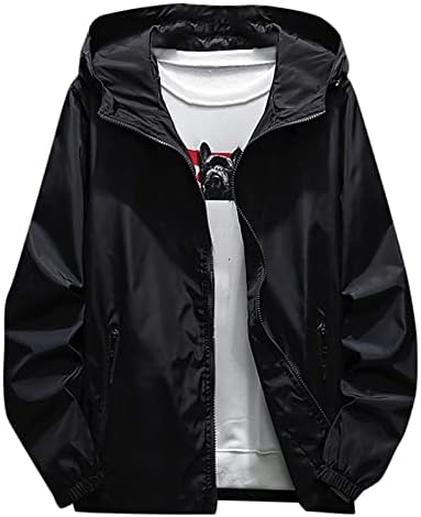 Jaquetas para homens de outono masculino Casual Casual Casual Plus Tamanho Capuz Zipper ao ar livre Jaquetas de casaco esportivo