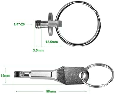 Adaptador de parafuso da gaiola da câmera SZRIG com pacote de parafuso de 1/4 -20 e 3/8-16 para acessórios para parafusos