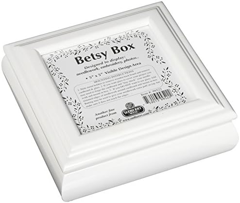Sudberry House White Betsy Square Box, 8 por 2,75