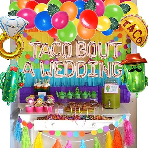 Taco Bout A Decorações de casamento, decorações de jantar de ensaio mexicano, decorações de casamento com tema mexicano,