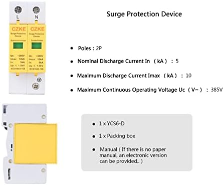 Dispositivo de proteção de protetora de pura 2P WTUKMO 2P SPD 385V Proteção Proteção Proteção de baixa tensão Dispositivo