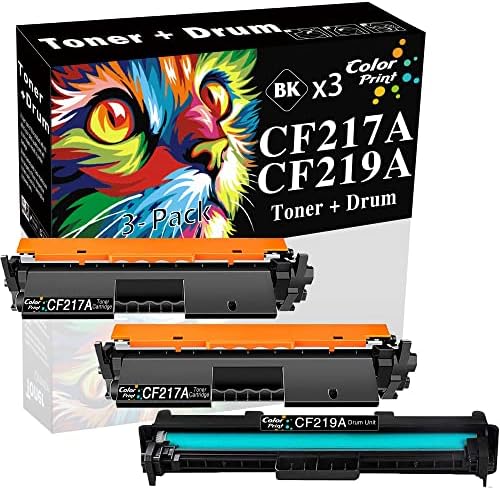 Colorprint compatível com 2-pacote 2-pacote CF217A TONER CARTURIZ