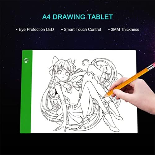 WSSBK Digital A4 LED desenho de tablets gráficos Tablets USB escurecimento caixa de luz eletrônica Graphic Art Painting