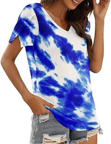 Summer outono vneck top shirt for women 2023 roupas y2k manga curta de algodão impressão gráfica camisa floral 0q 0q