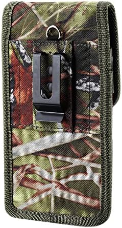 Camouflage Caplen Holster Holster Titular da capa de serviço pesado bolsa com clipe de cinto/loop para Android Samsung Galaxy S20