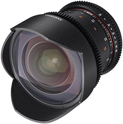 Samyang syds14m-s vdslr ii a montagem 14 mm T3.1 Lente Cine grande angular para câmeras Sony Alpha